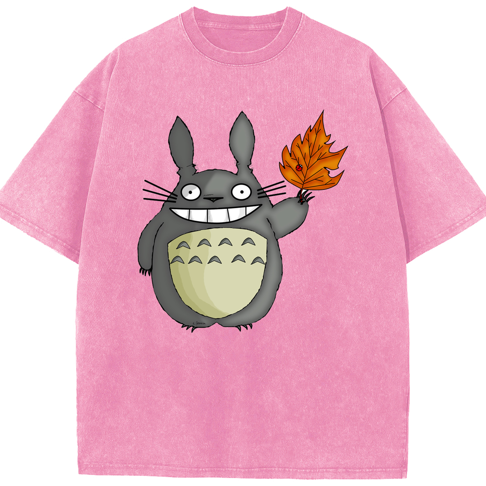 （画像用） となりのトトロ 草壁メイ 草壁サツキ My Neighbor Totoro Satsuki Kusakabe Mei Kusakabe 綿100% ヴィンテージ風 半袖Tシャツ（フロントプリント）